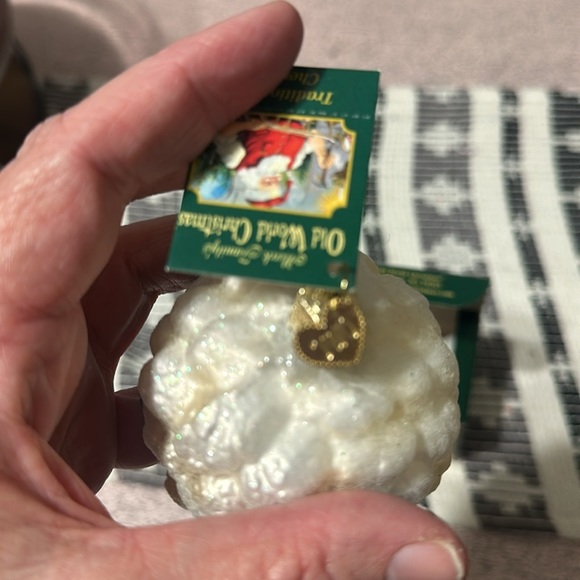 Old World Christmas Glass Cauliflower Ornament‎ New in Box - Picture 4 of 8